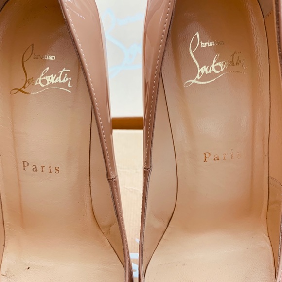 Authentic Christian Louboutin Nude heels sz 6/36 - Picture 4 of 12